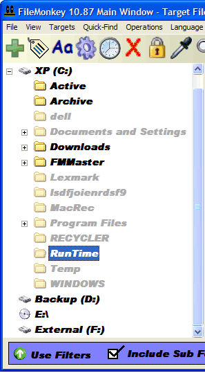 manage files