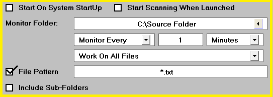 monitor files settings
